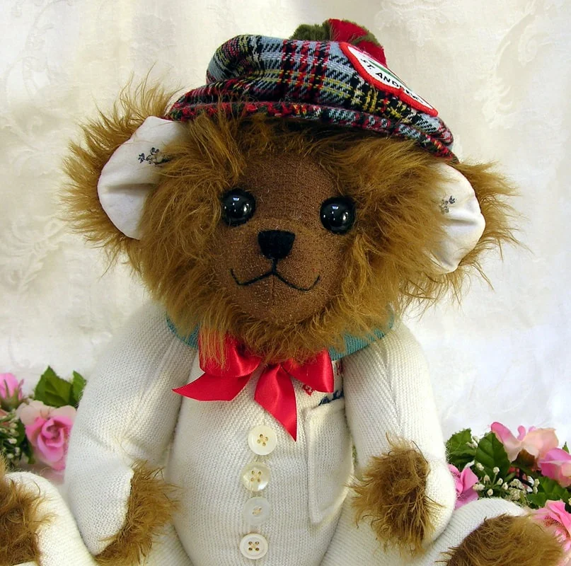 Teddy with cap on sale