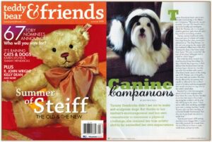 Teddy Bear and Friends Teddy Bear and Friends Canine Companions article about Tammy and her dog memorials..
